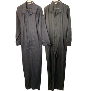 Lot of 2 Mens Dynamic / United Men's 44R Large Coveralls Uniforms  7321